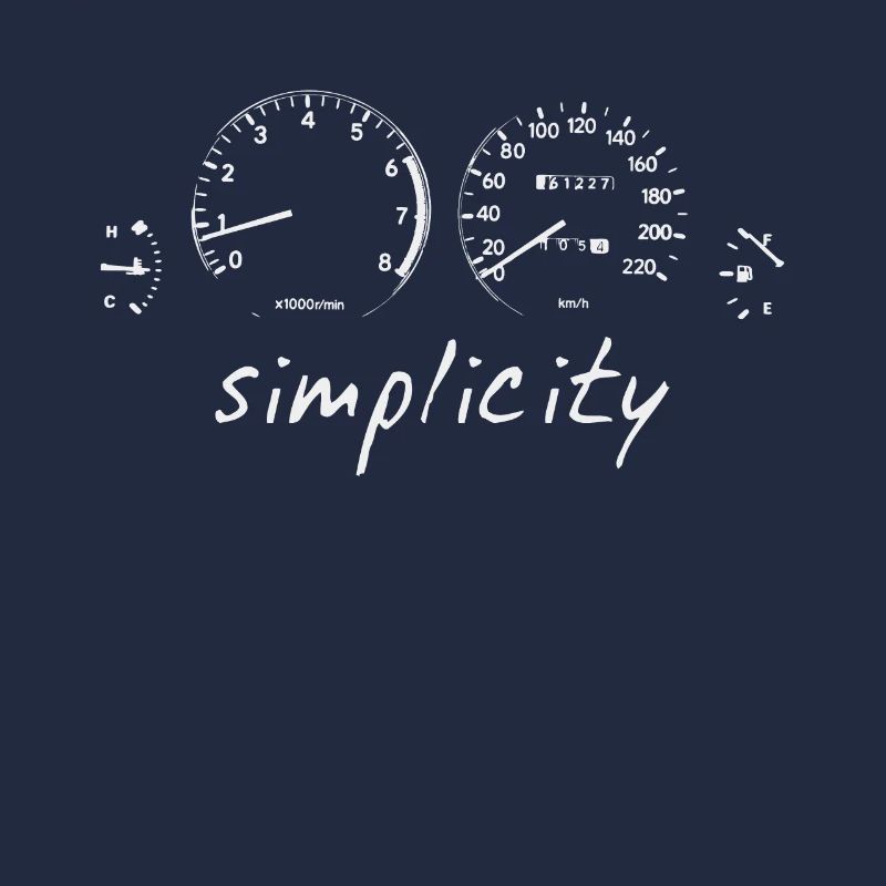 Indicateur de vitesse de simplicité