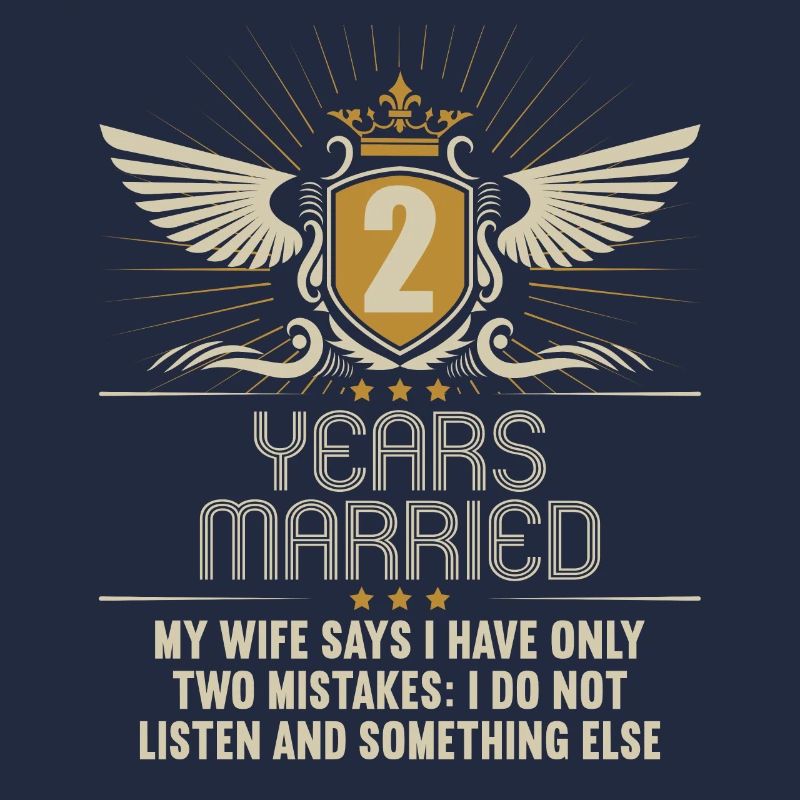 2 years married only 2 mistakes 2.Wedding anniversary