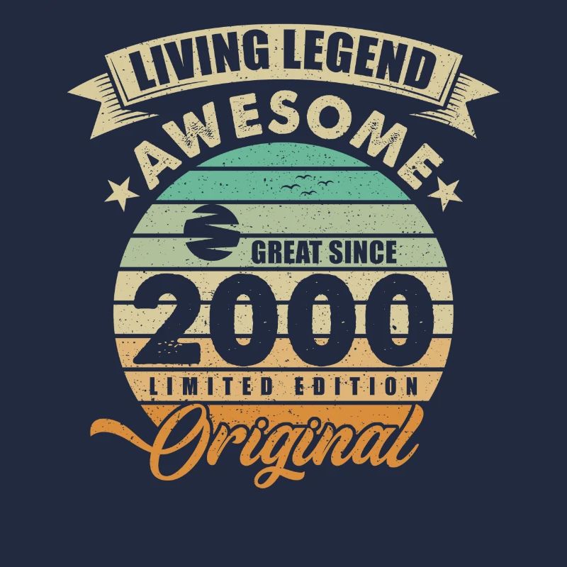 2000 Geburtstag Retro Orginal