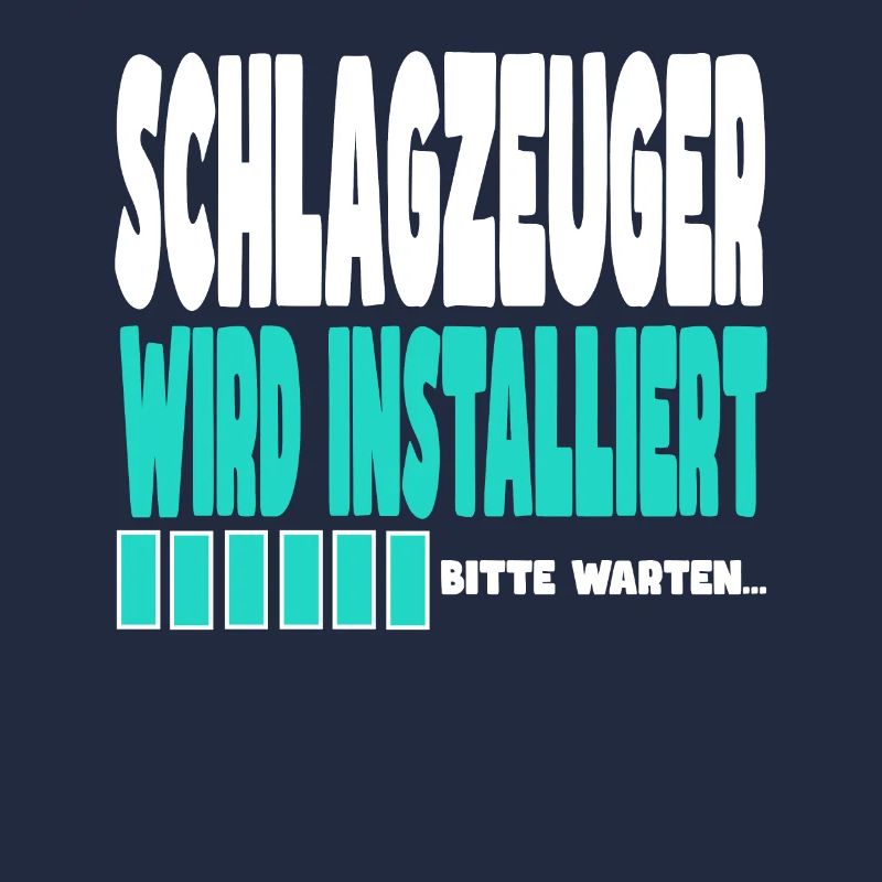 Schlagzeuger wird installiert