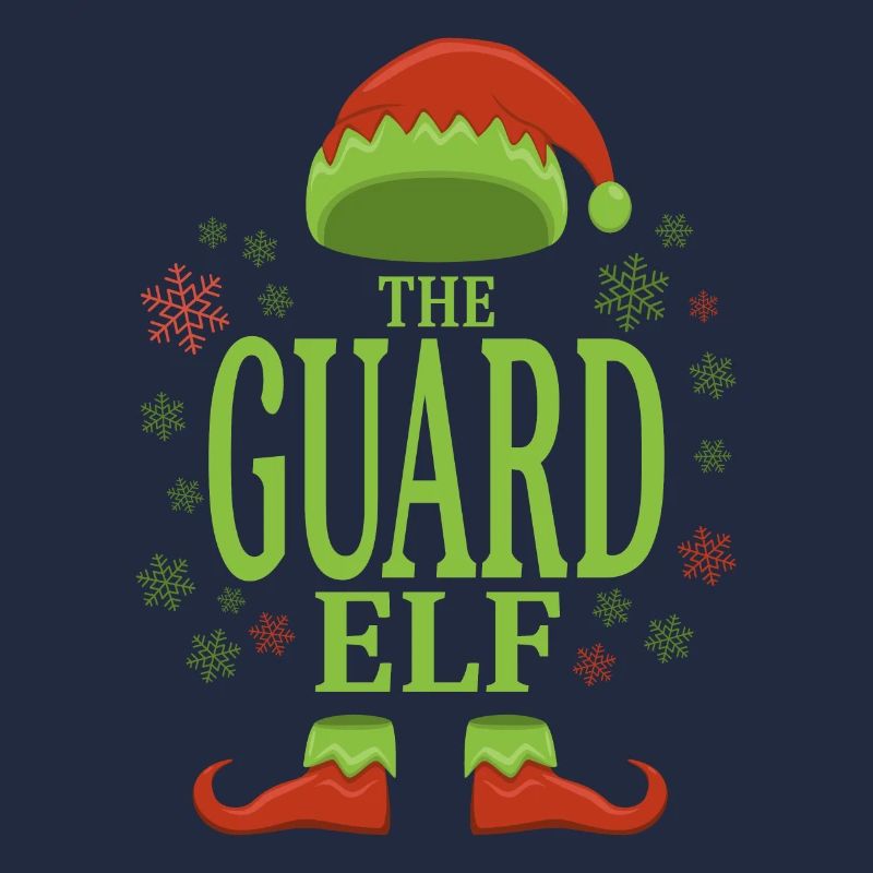 Security guard Christmas elf
