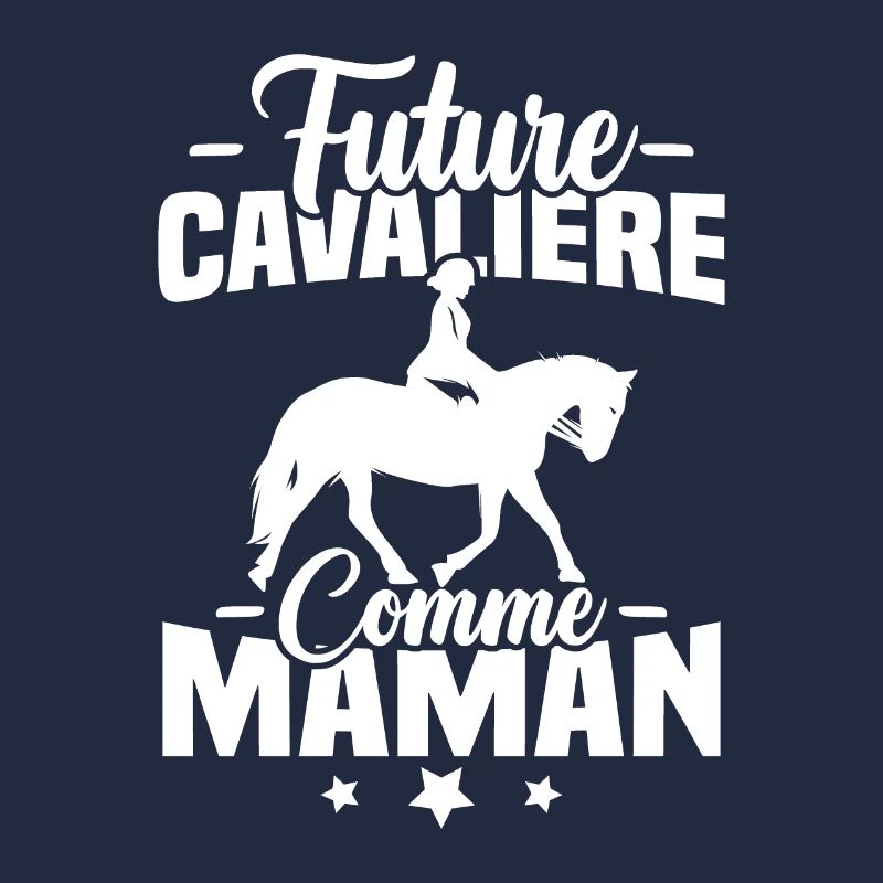 Future cavalière comme maman