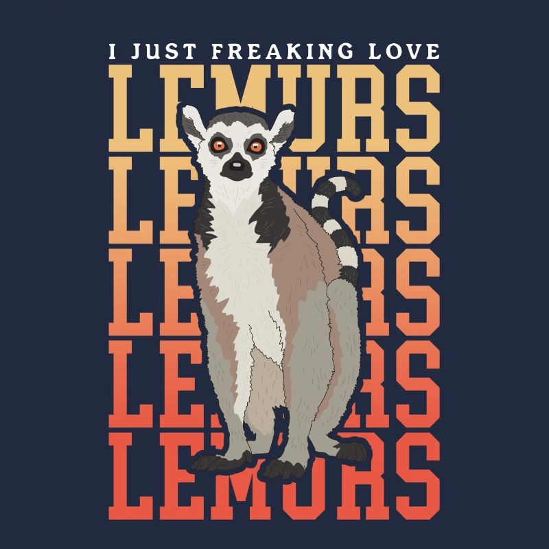 Lemur Ringed Tail Lemur Gift