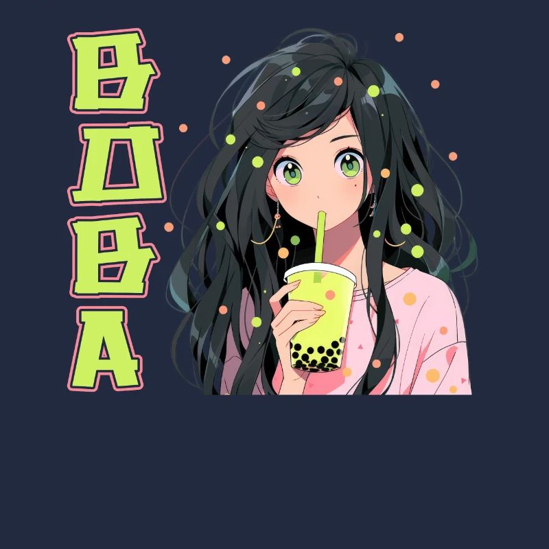 Anime et Boba Bubble Tea