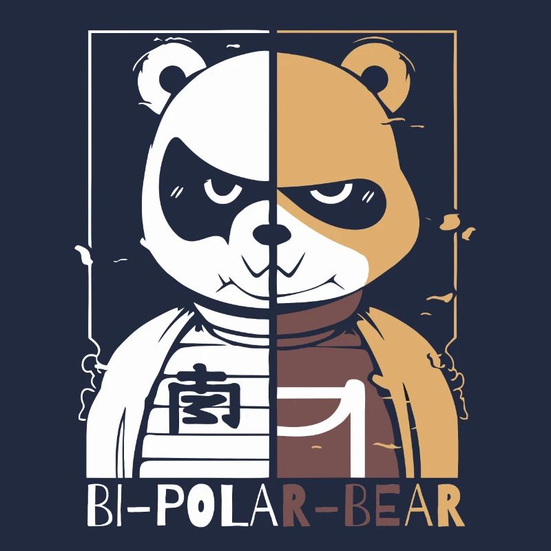 Bipolarer Polar Bär oder Eisbär