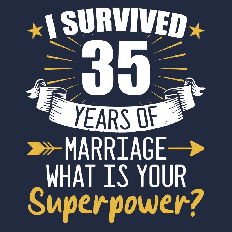 35. Hochzeitstag Ehemann Ehefrau Hochzeit