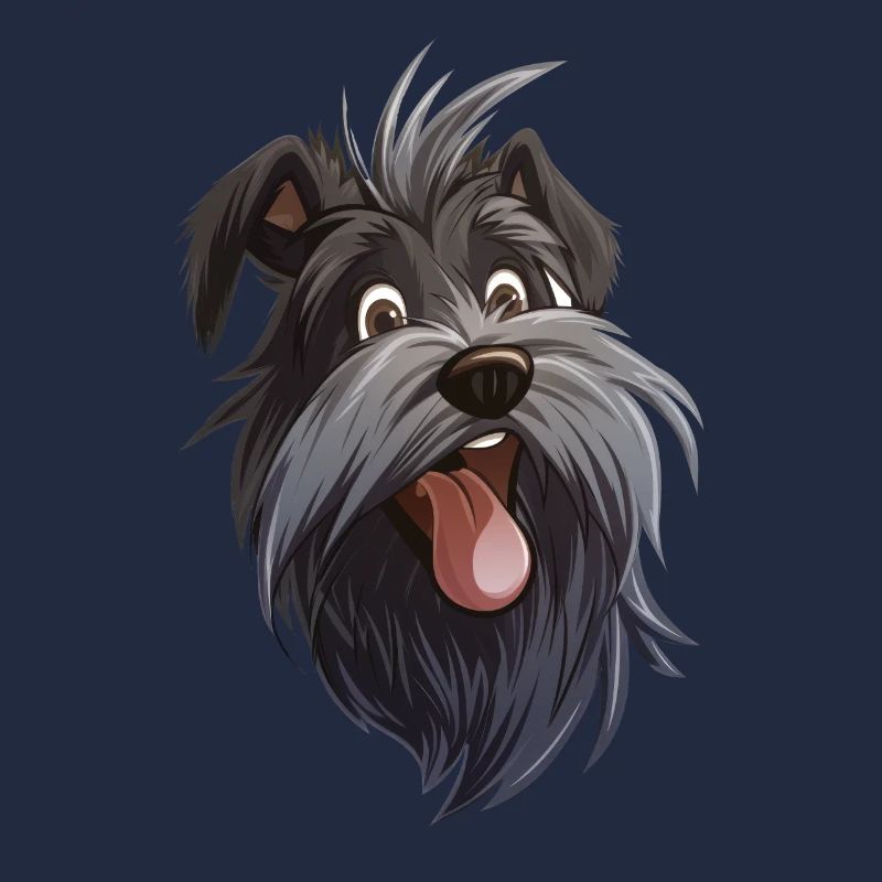 Skye Terrier | Cartoon Artwork