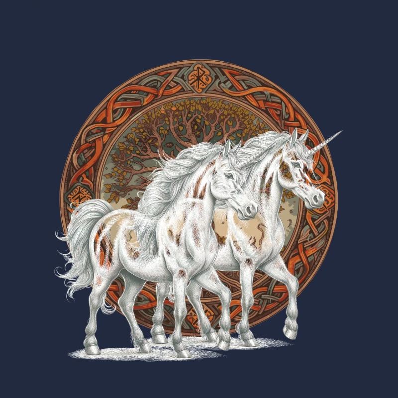 Einhörner Einhorn Fabeltiere Märchenfigur Pferde