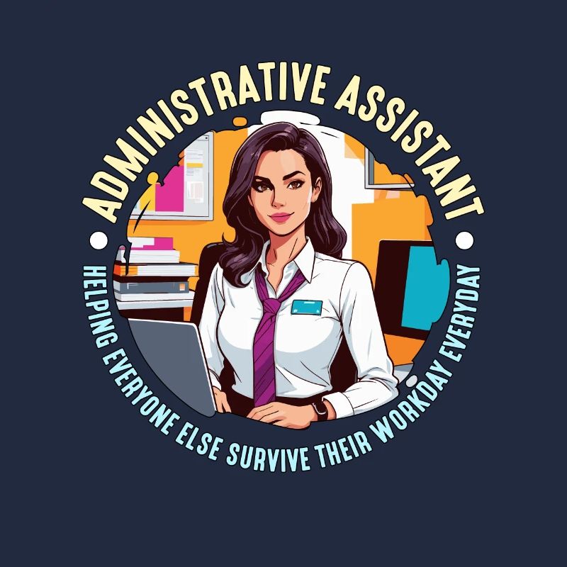 Assistante administrative aidant employée de bureau