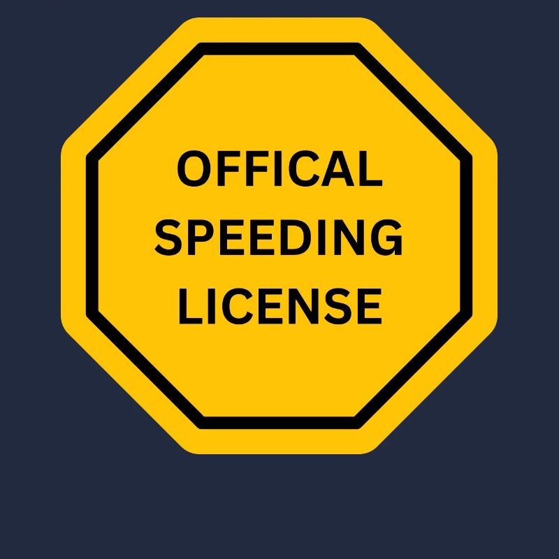 OFFICAL SPEEDING LICENSE SHIELD