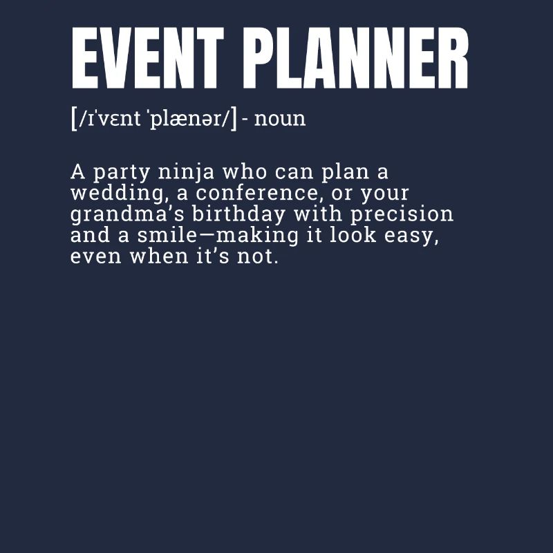 Creative Event Planner Definition T-Shirts
