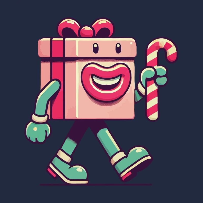 Fröhliches Weihnachtsgeschenk Maskottchen