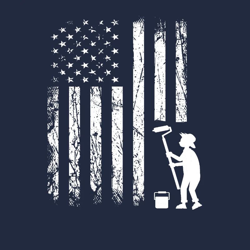 Painter Flag Creative USA Design