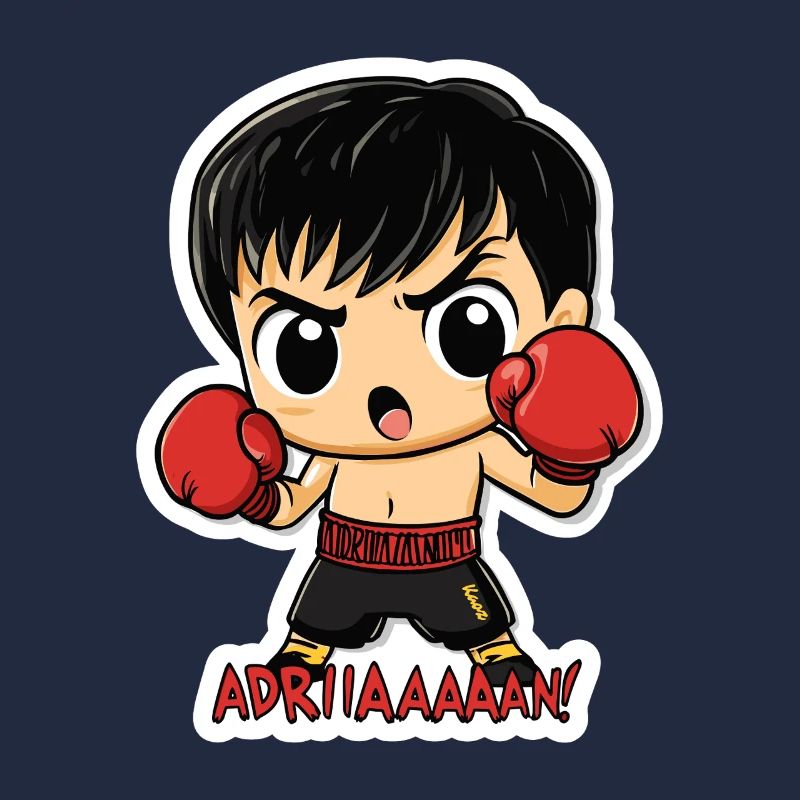 Chibi Boxer – Kampfgeist mit Kultzitat