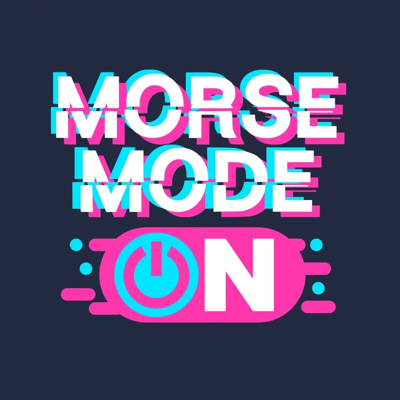 Morsecode, Morse, code Morse activé