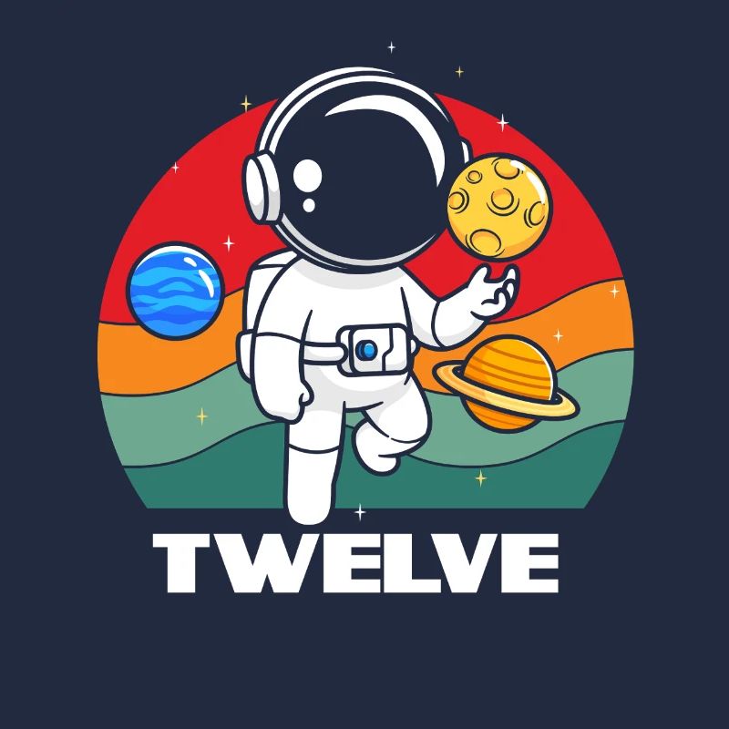 Astronaut Zwölf Geburtstag Abenteuer