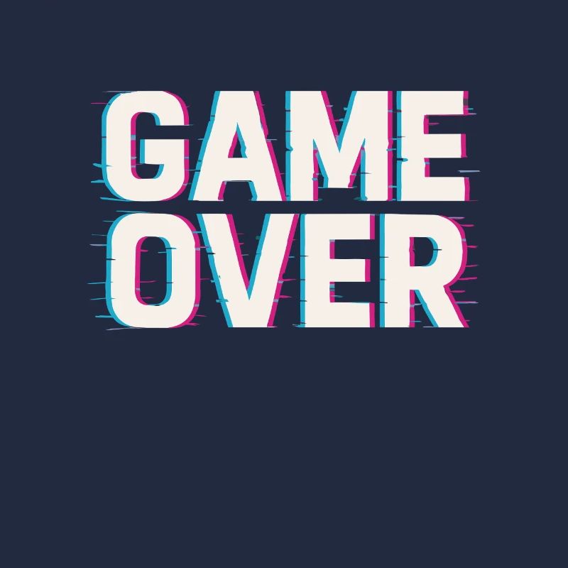 Game Over – Glitch Effekt