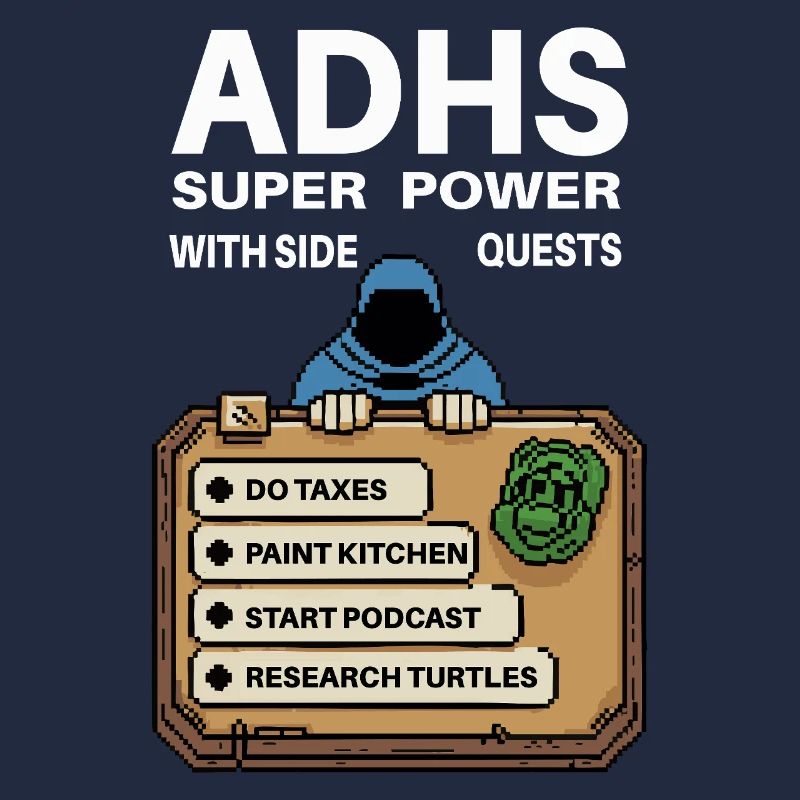 ADHD Superpower – Side-Quest Hero Shirt