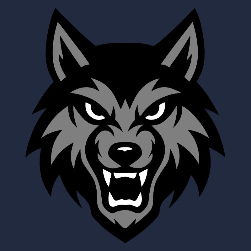 Wolf Kopf Tier