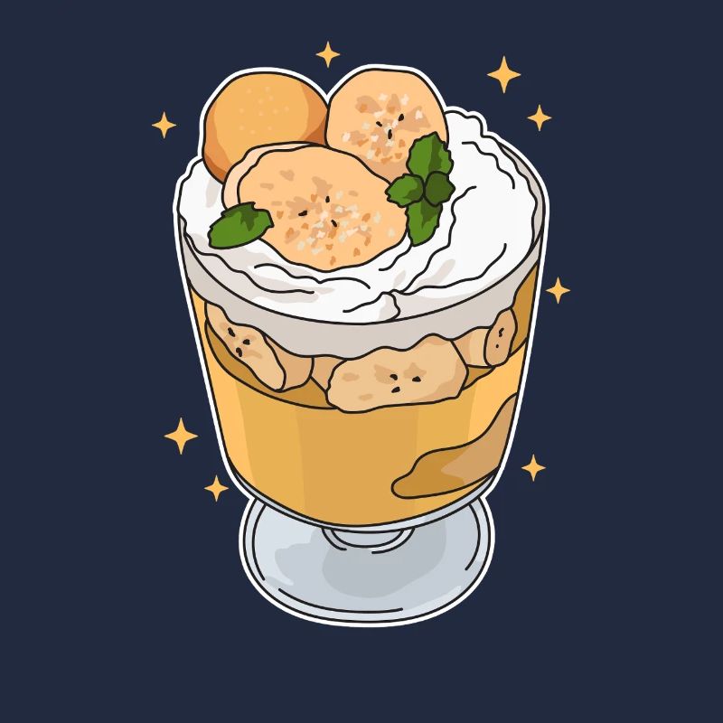 Bananenpudding Bananen Pudding Geschenk