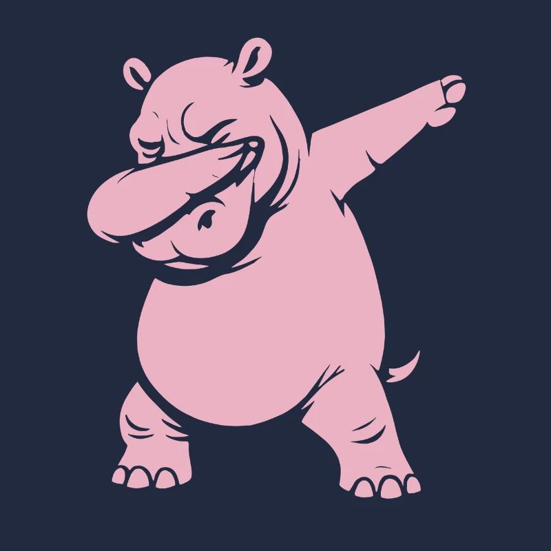 Dabbing Hippo - Dab Dance - Geschenk