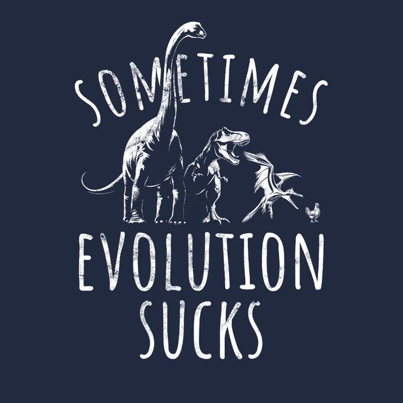 Parfois, l’évolution craint - Dinosaure - Poulet
