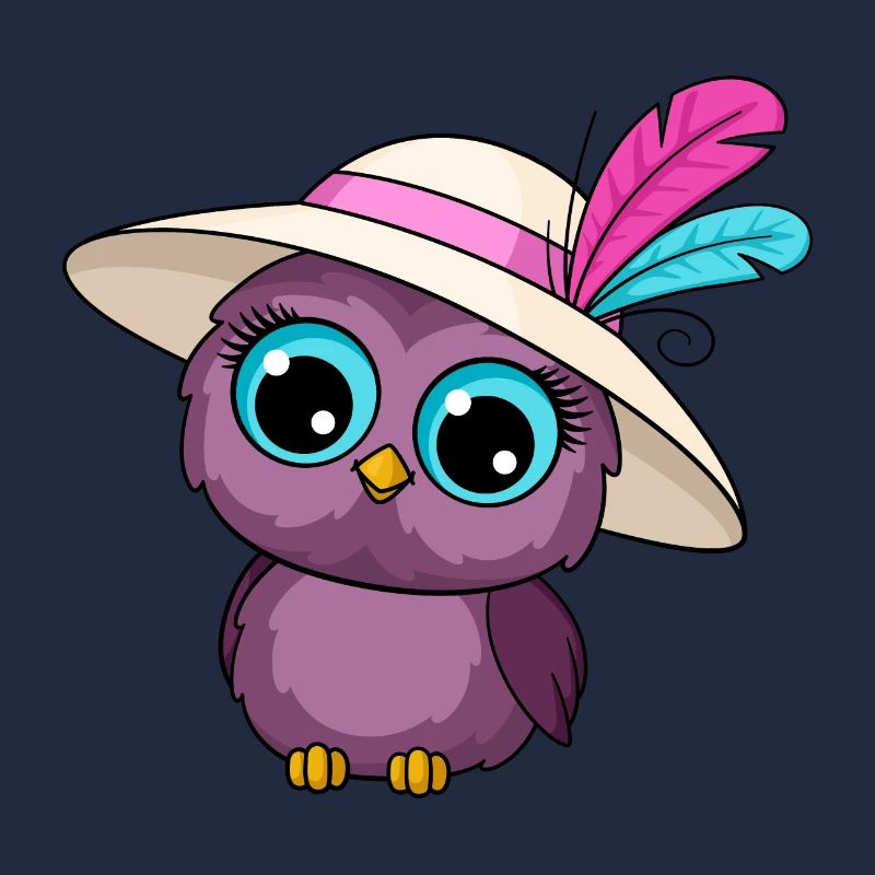 Eule Mit Hut