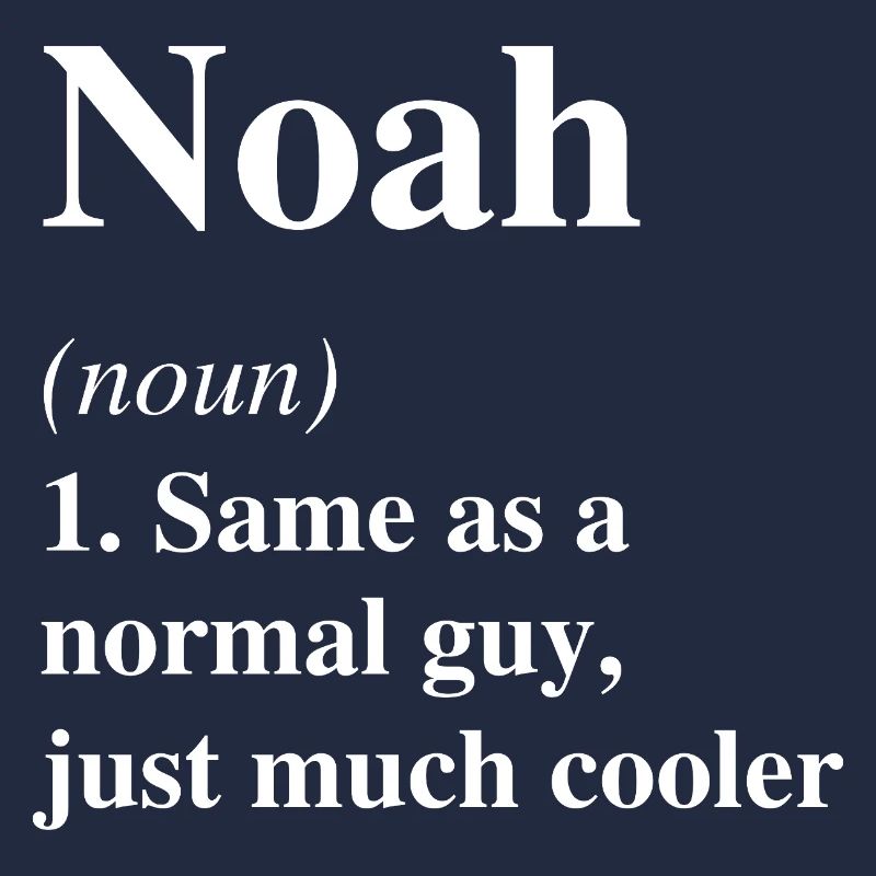 Noah Definition Cool Name Saying Gift