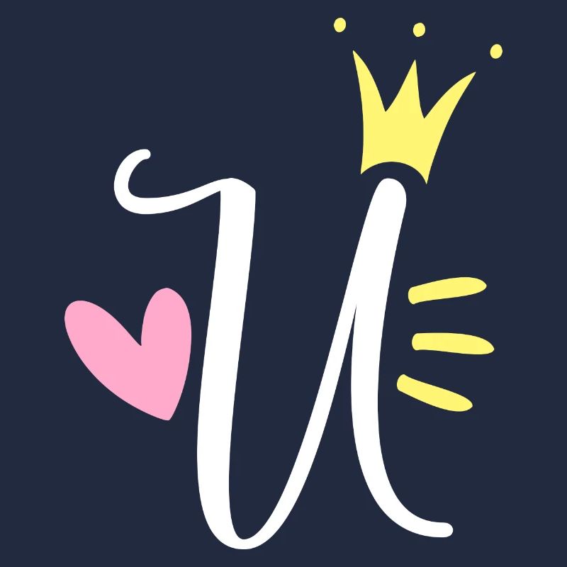 Buchstabe U Anfangsbuchstabe Krone