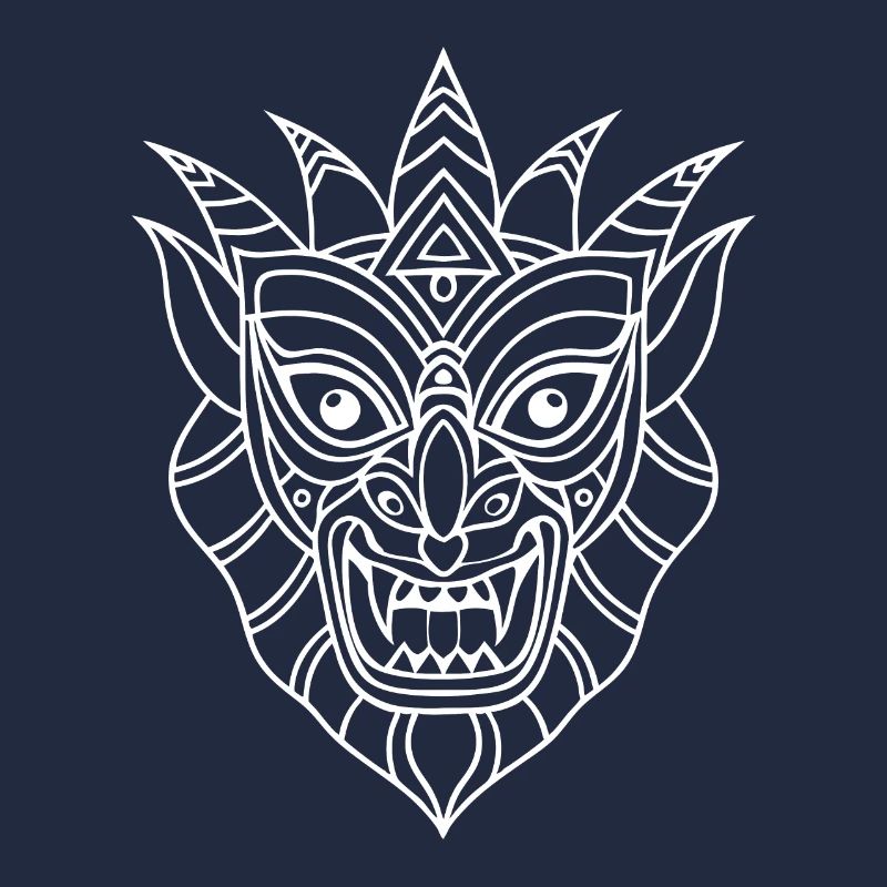 Un masque tribal complexe