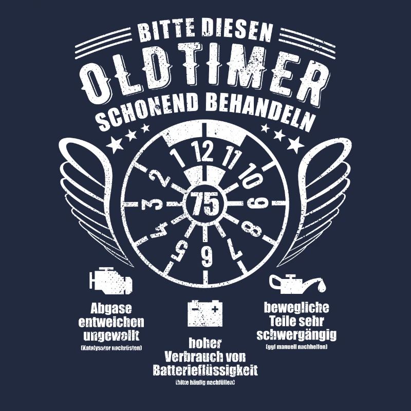 Oldtimer schonend behandeln - 75. Geburtstag