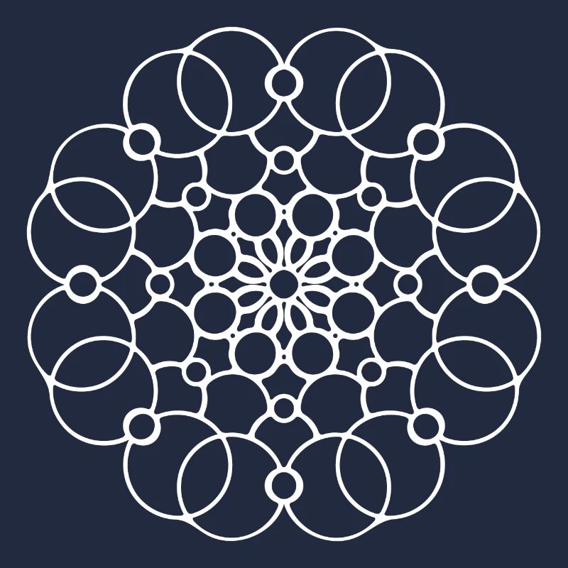 Geometric Mandala Round Pattern Circles Shape