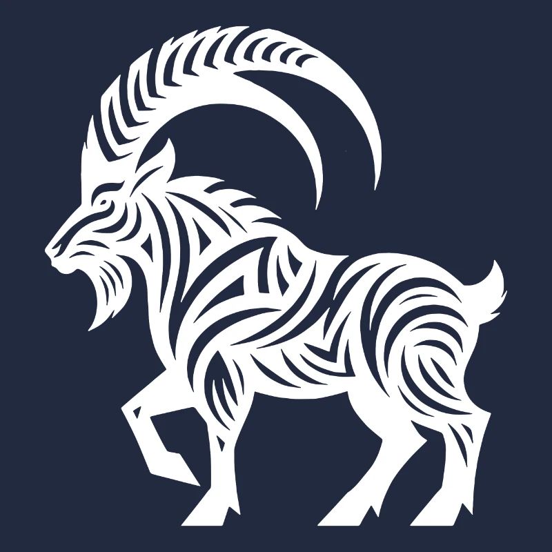 Steinbock Tattoo Style