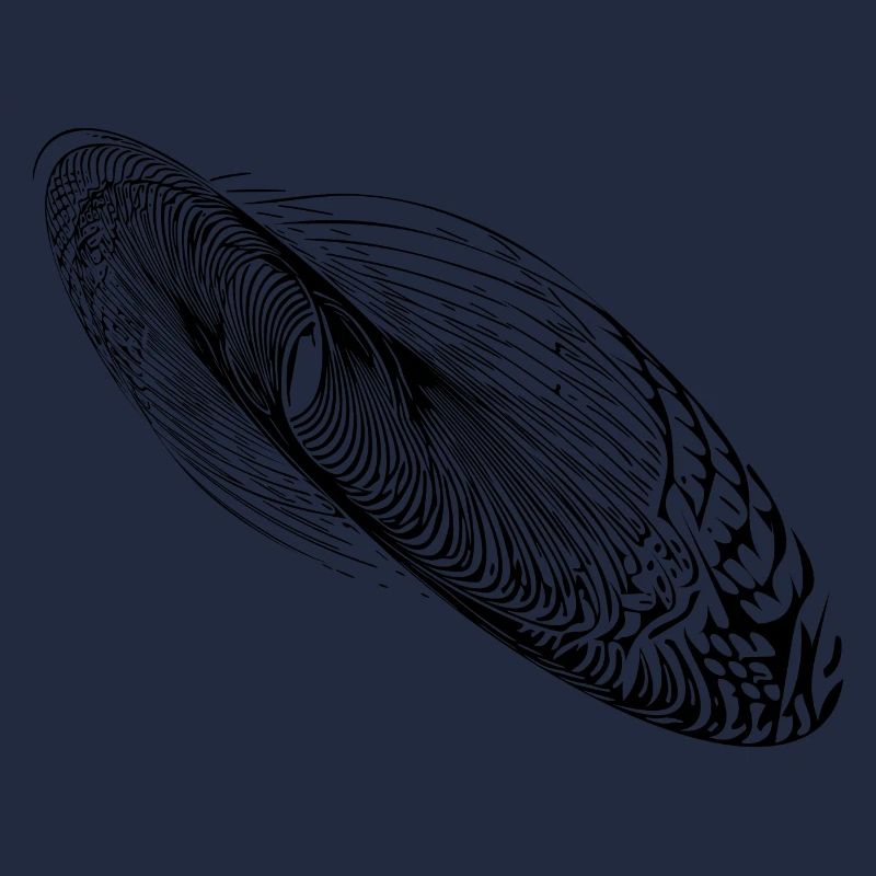 Ellipse abstraite de forme d’oscillation