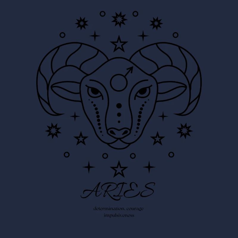 Sternzeichen Widder Design