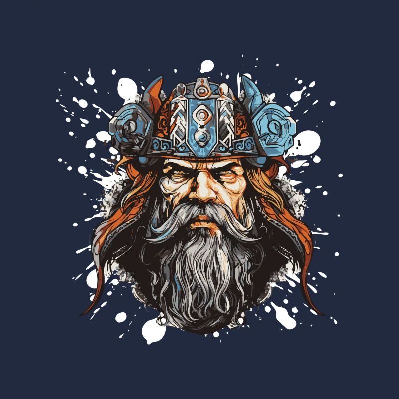 Viking Head Valhalla Warrior