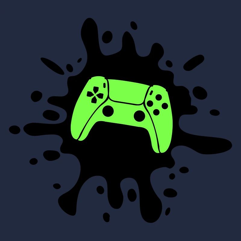 gamer gamepad klecks