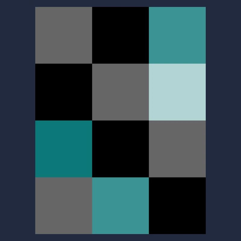 Pixel sarcelle