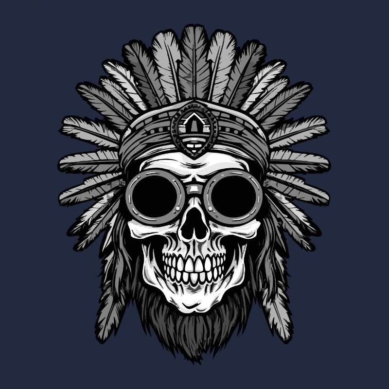 Crâne d'Apache indien