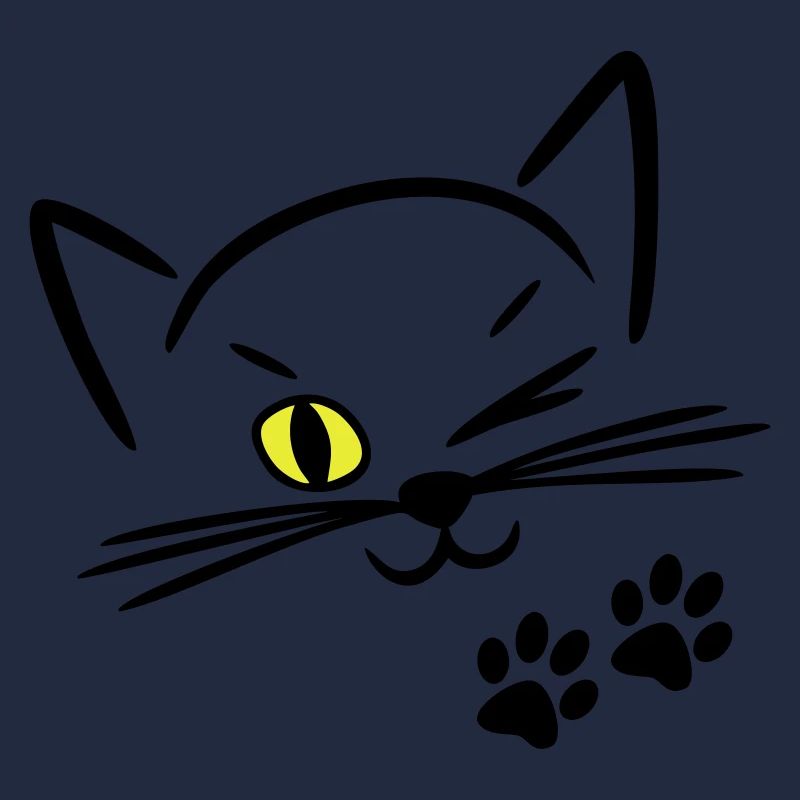 chat mignon, clin d'oeil