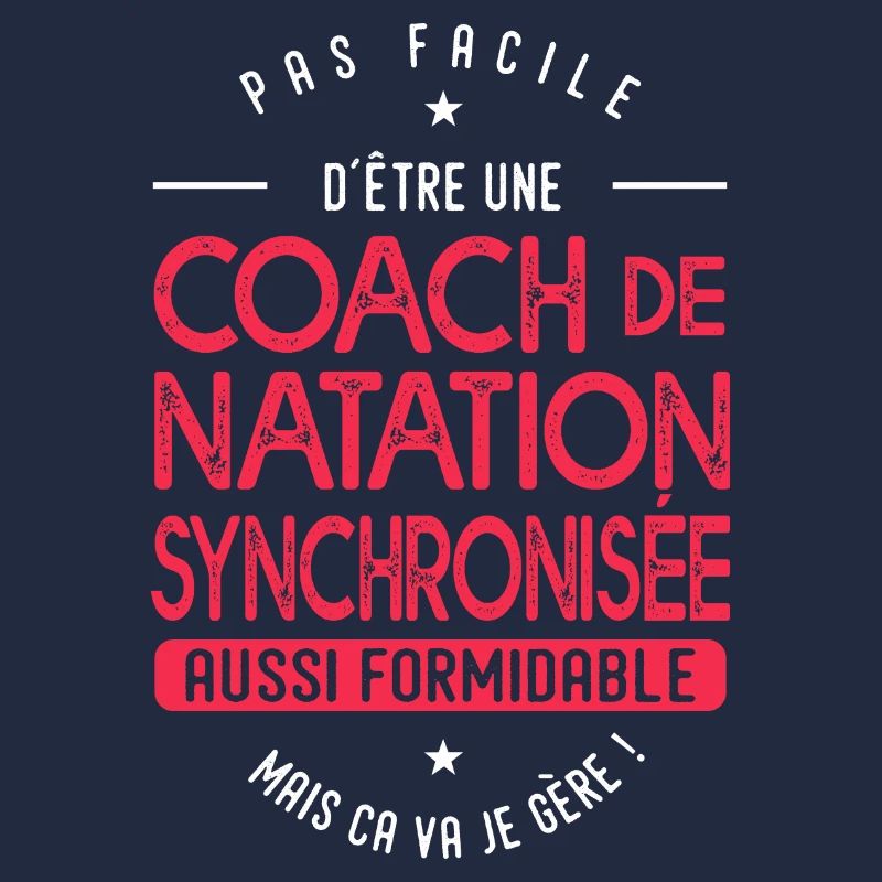 coach Natation synchronisée formidable cadeau
