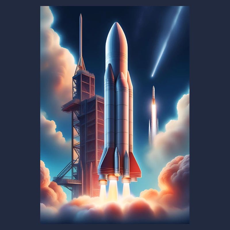 A realistic rocket launching design