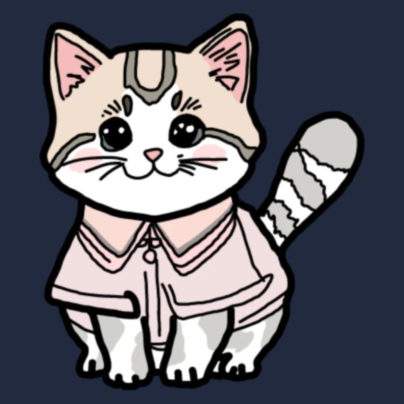 Katze mit Pulli