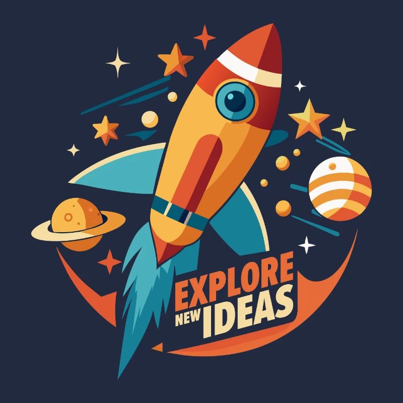 ROCKET. EXPLORE NEW IDEAS