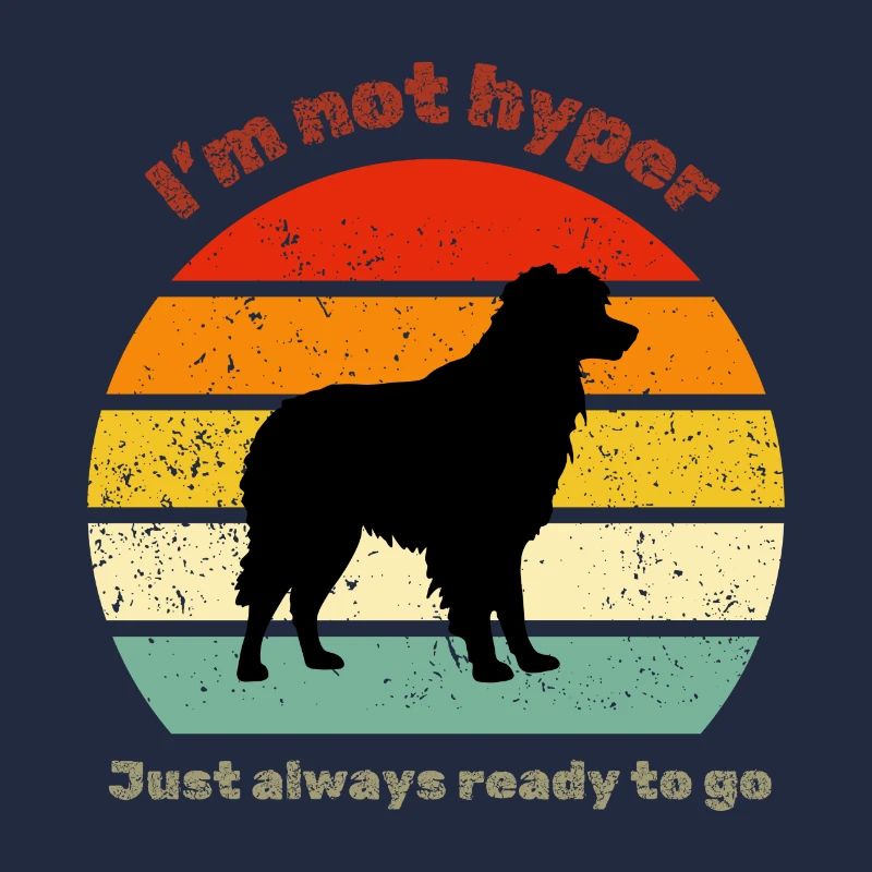 Retro Australian Shepherd