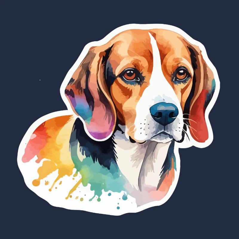 Beagle Aquarelles