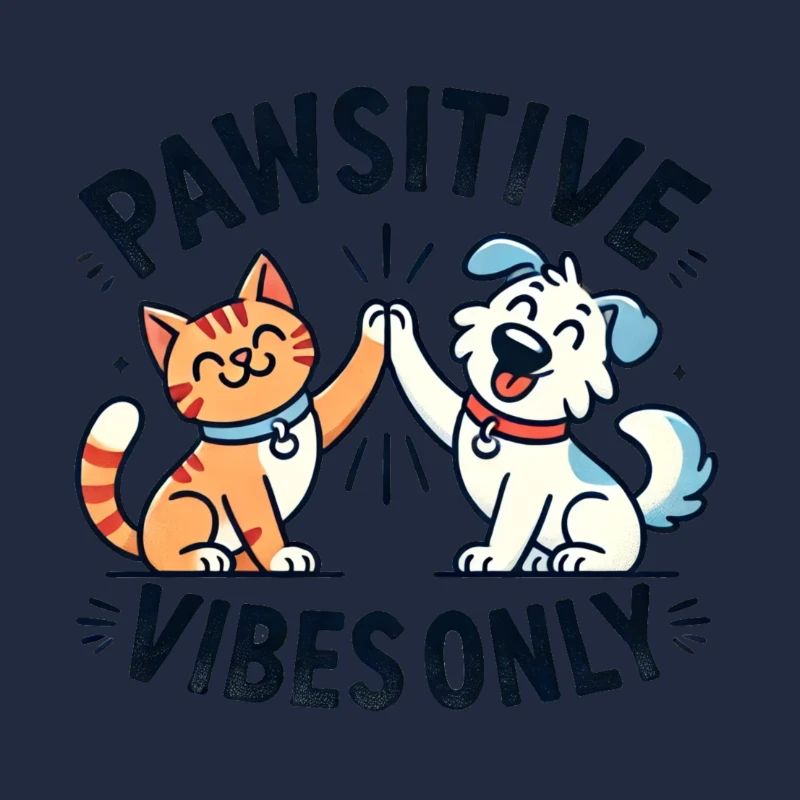 Pawsitive Vibes Only - Chiens et chats