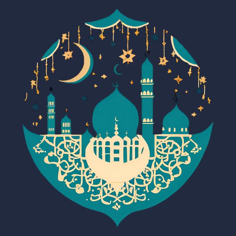 Ramadan Geschenk Eid Mubarak Islam Allah Muslim