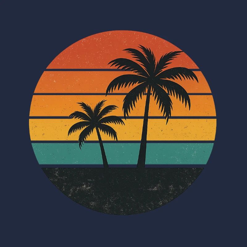 Retro sunset