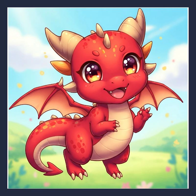 Red Chibi Dragon